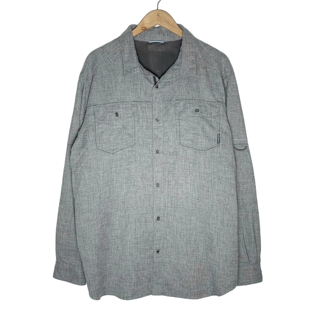 Columbia | Men | Gray Pilsner Lodge II Omni Wick Vented | Size XXL